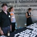 Vaughan, Ruth & Cath at the registration desk